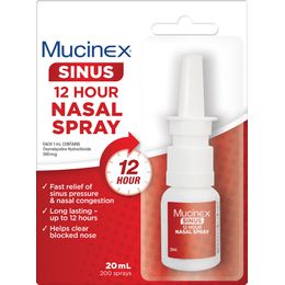 Mucinex Sinus 12 Hour Nasal Spray